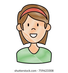 beautiful woman avatar character