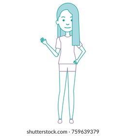 beautiful woman avatar character