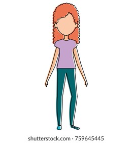 beautiful woman avatar character