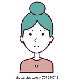 beautiful woman avatar character