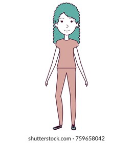 beautiful woman avatar character