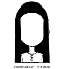 beautiful woman avatar character
