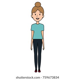 beautiful woman avatar character