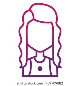 beautiful woman avatar character