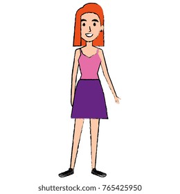 beautiful woman avatar character
