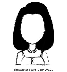 beautiful woman avatar character