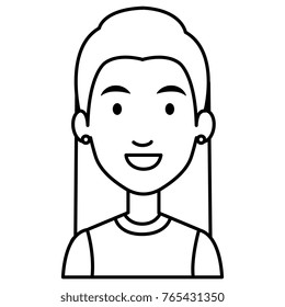 beautiful woman avatar character