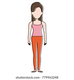 beautiful woman avatar character