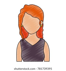 beautiful woman avatar character