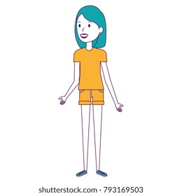beautiful woman avatar character