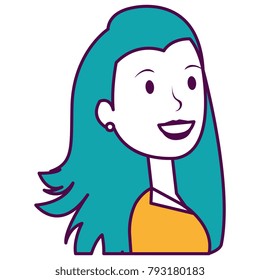 beautiful woman avatar character