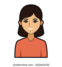 Beautiful woman cartoon