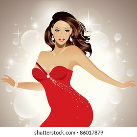Beautiful Woman Dancing