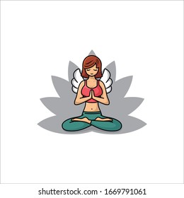 BEAUTIFUL WOMAN DOING YOGA 1