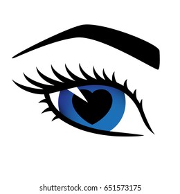 Beautiful woman eye

