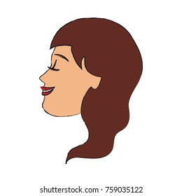 Beautiful woman face
