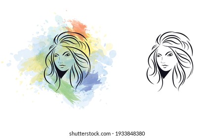 Girl Logo Images Stock Photos Vectors Shutterstock