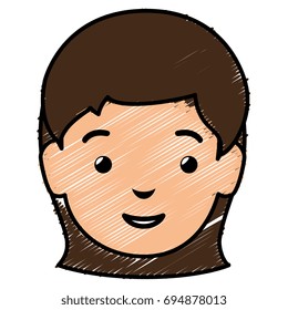 beautiful woman head avatar character