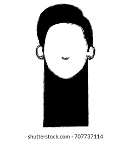 beautiful woman head avatar character