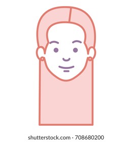 beautiful woman head avatar character