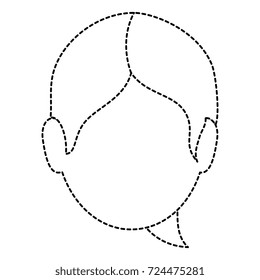beautiful woman head avatar character