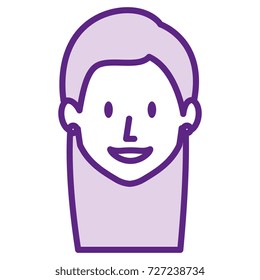 beautiful woman head avatar character