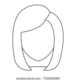 beautiful woman head avatar character