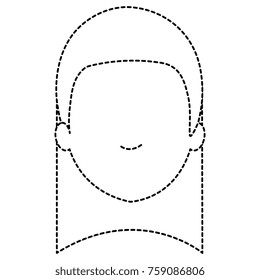 beautiful woman head avatar character