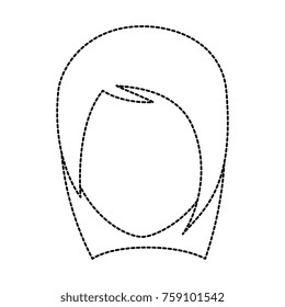 beautiful woman head avatar character