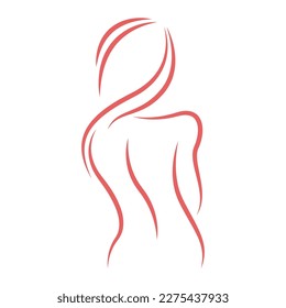 Beautiful woman icon design illustration