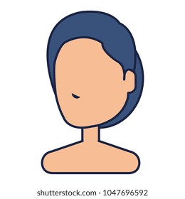 beautiful woman shirtless avatar character