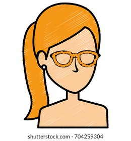 beautiful woman shirtless avatar character