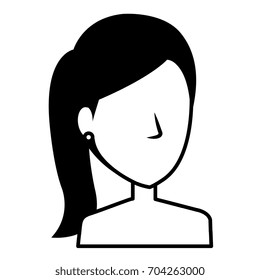 beautiful woman shirtless avatar character
