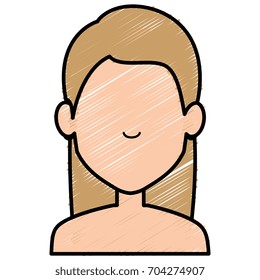 beautiful woman shirtless avatar character