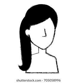beautiful woman shirtless avatar character