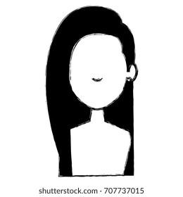 beautiful woman shirtless avatar character
