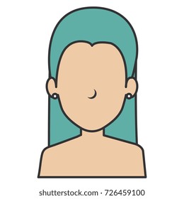 beautiful woman shirtless avatar character