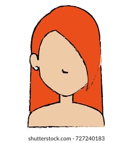 beautiful woman shirtless avatar character
