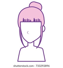 beautiful woman shirtless avatar character
