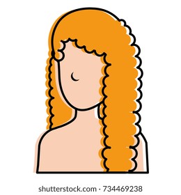 beautiful woman shirtless avatar character