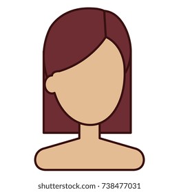 beautiful woman shirtless avatar character