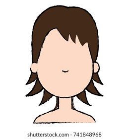 beautiful woman shirtless avatar character