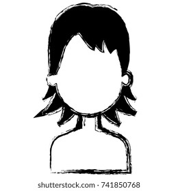 beautiful woman shirtless avatar character