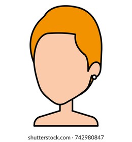 beautiful woman shirtless avatar character