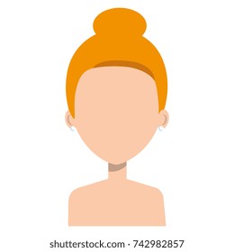 beautiful woman shirtless avatar character