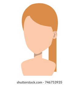 beautiful woman shirtless avatar character