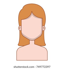 beautiful woman shirtless avatar character