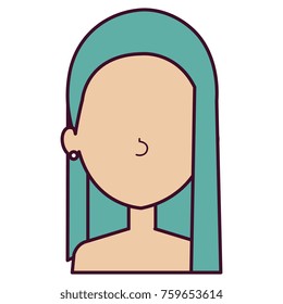 beautiful woman shirtless avatar character