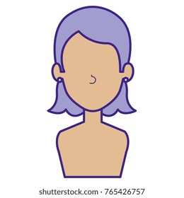 beautiful woman shirtless avatar character