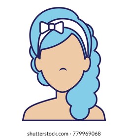 beautiful woman shirtless avatar character
